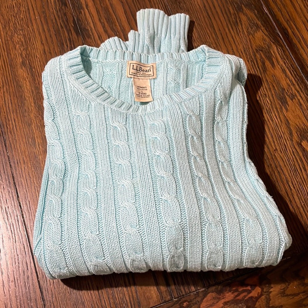 Blue womens L.L. Bean sweater